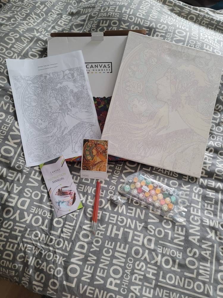 Customer photo review of Zodiac (1896) - Paint by Numbers