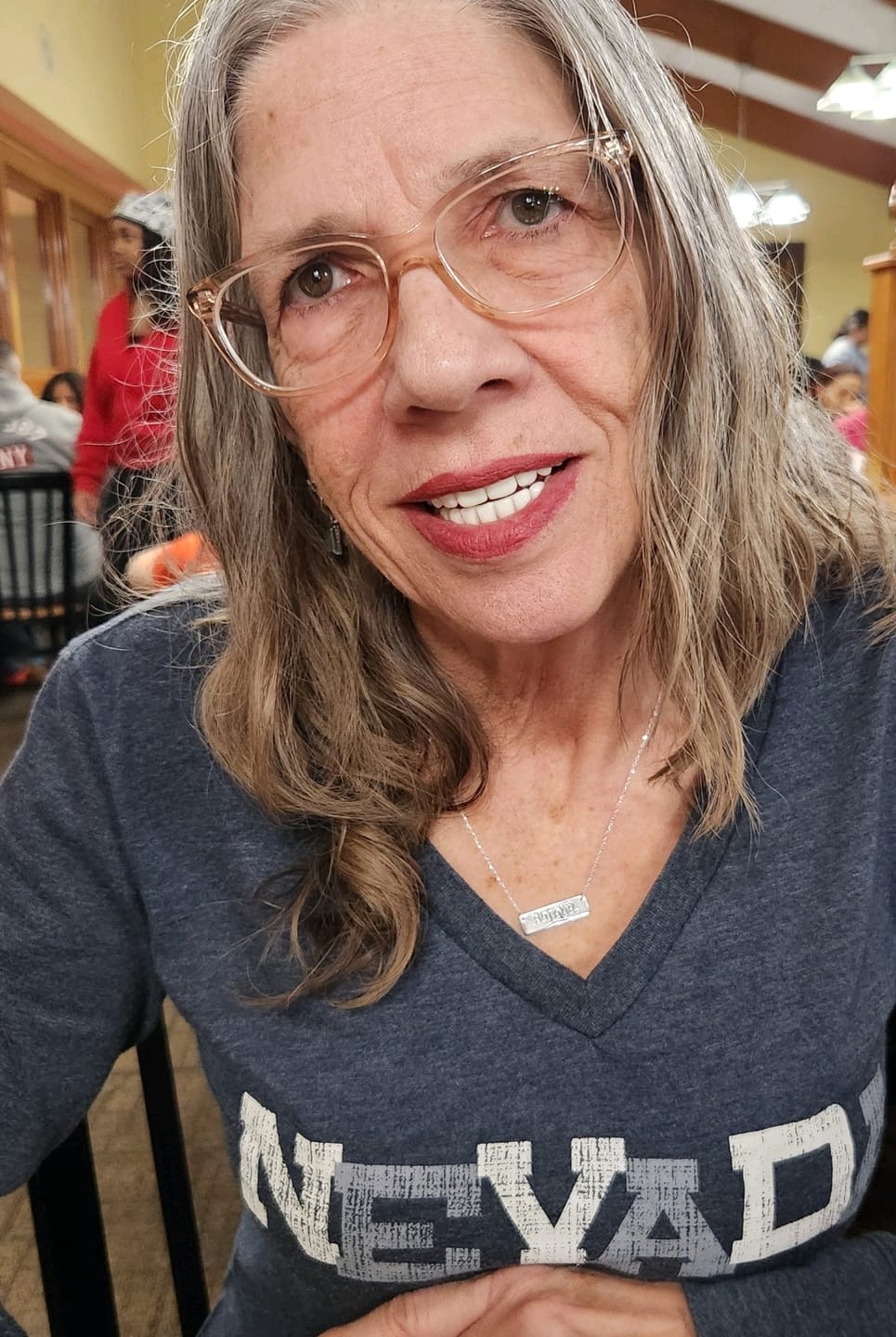 Customer photo review of but God necklace