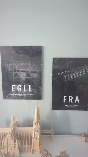Customer photo review of Flughafen Poster - EGLL - London