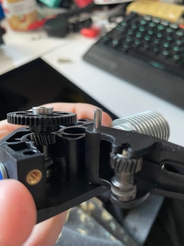 Customer photo review of FYSETC CNC Pom Helical Gear Nano Coating Hardened steel Higher precision one-piece gear kit for VORON 2.4 Trident CW1 CW2