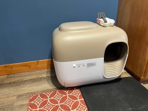 Customer photo review of Self-Cleaning Litter Box