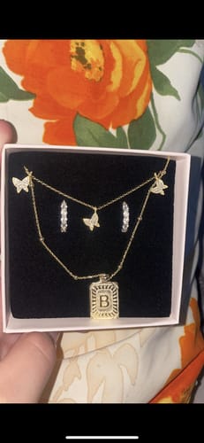 Customer photo review of Buchstabenplatte - Butterfly - Celia Set