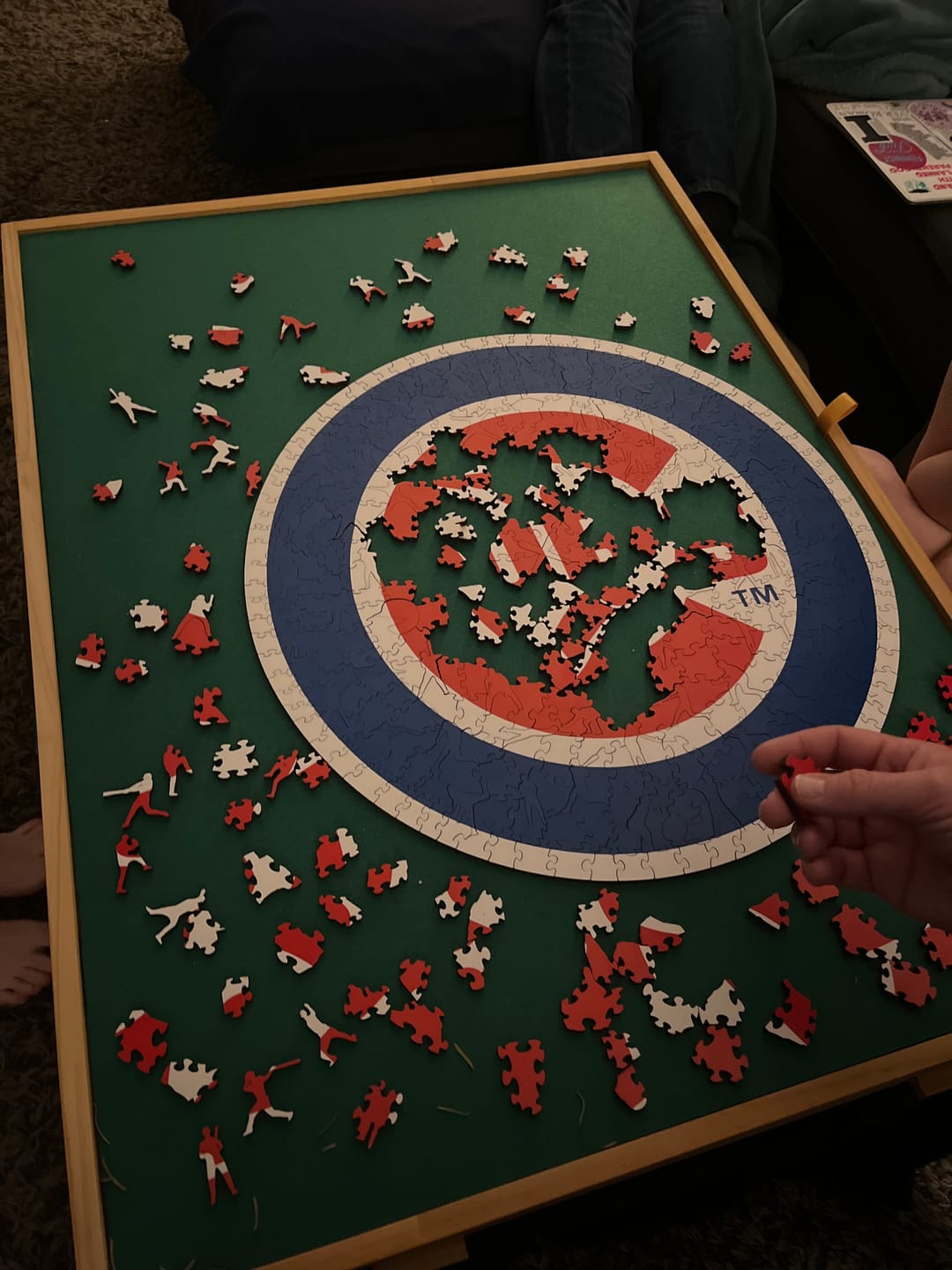 Customer photo review of Chicago Cubs™ - Wooden Puzzle