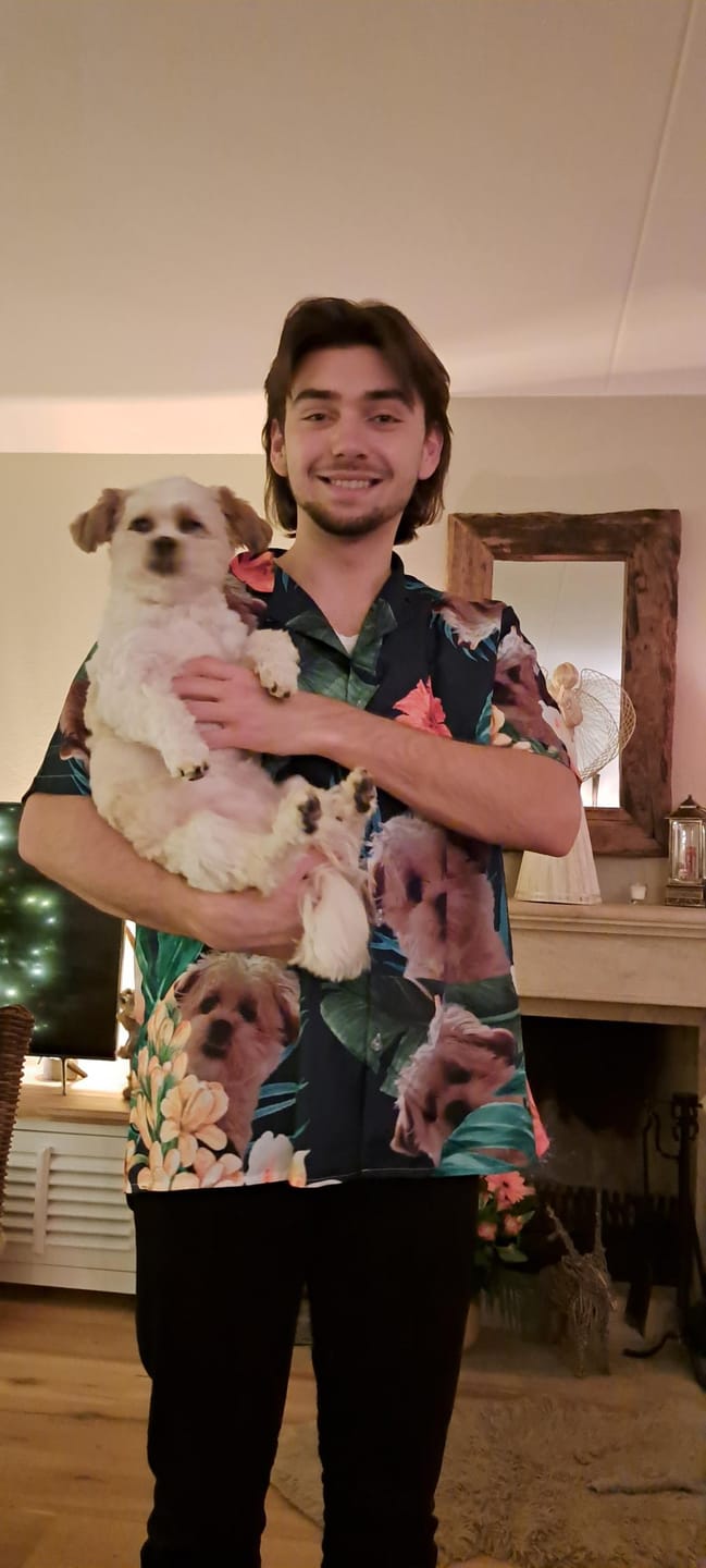Customer photo review of Jouw foto - Gepersonaliseerd Hawaiiaans hemd