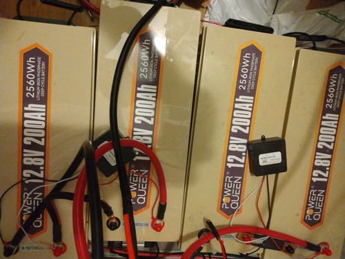 Customer photo review of Power Queen 12V 200Ah Deep Cycle Lithium Battery