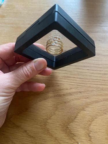 Customer photo review of CD SHINY D RING GOLD