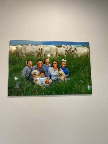 Customer photo review of Acrylic Mounting Panel - 80 x 120 cm