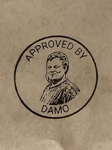 Customer photo review of Self-Inking Face Stamp