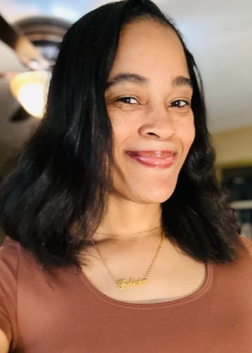 Customer photo review of Personalized Name Necklace