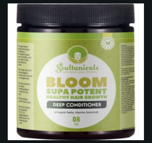 Customer photo review of Bloom Healthy Hair Growth Deep Conditioner