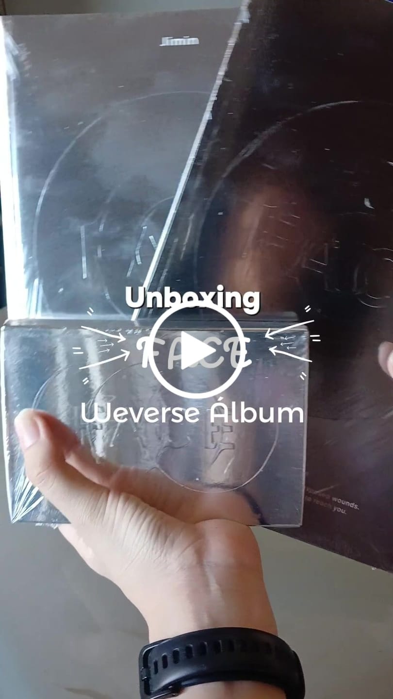 Customer video review of BTS JIMIN - FACE 1ST SOLO ALBUM NO P.O.B VER.
