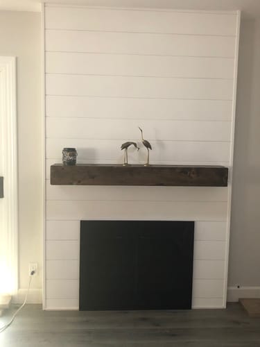 Customer photo review of Distressed Mantels