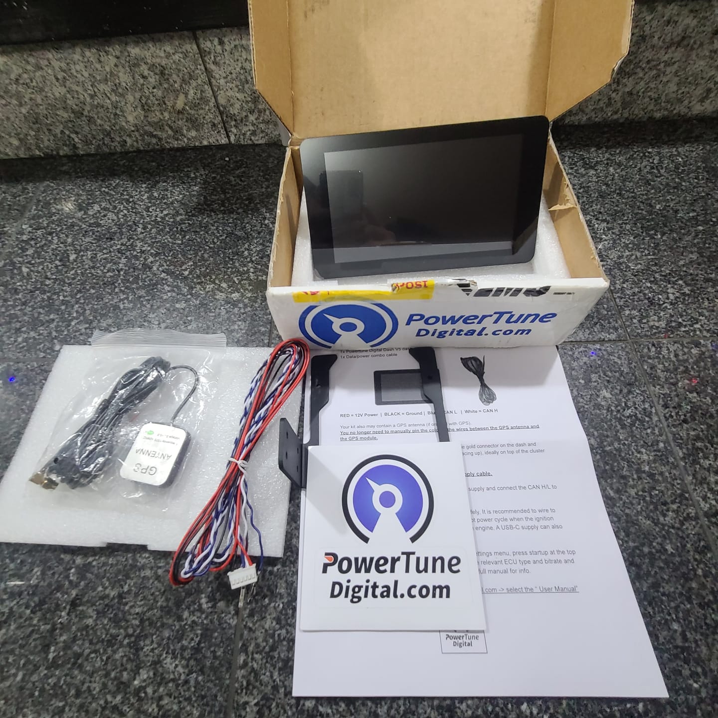 Customer photo review of PowerTune Digital Dash V5 (optional GPS)