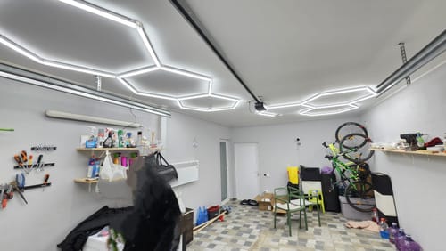 Customer photo review of HoneyComb LED Hexagon Luminos PREMIUM Rama De Aluminiu