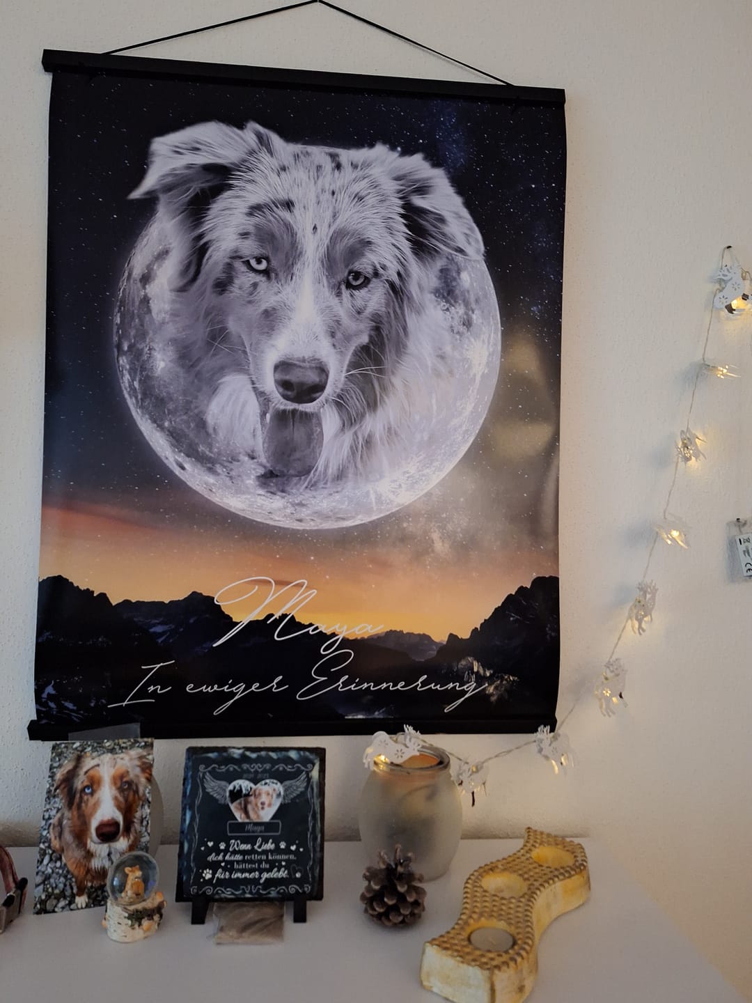 Customer photo review of Personalisiertes Portrait - Mond Stil