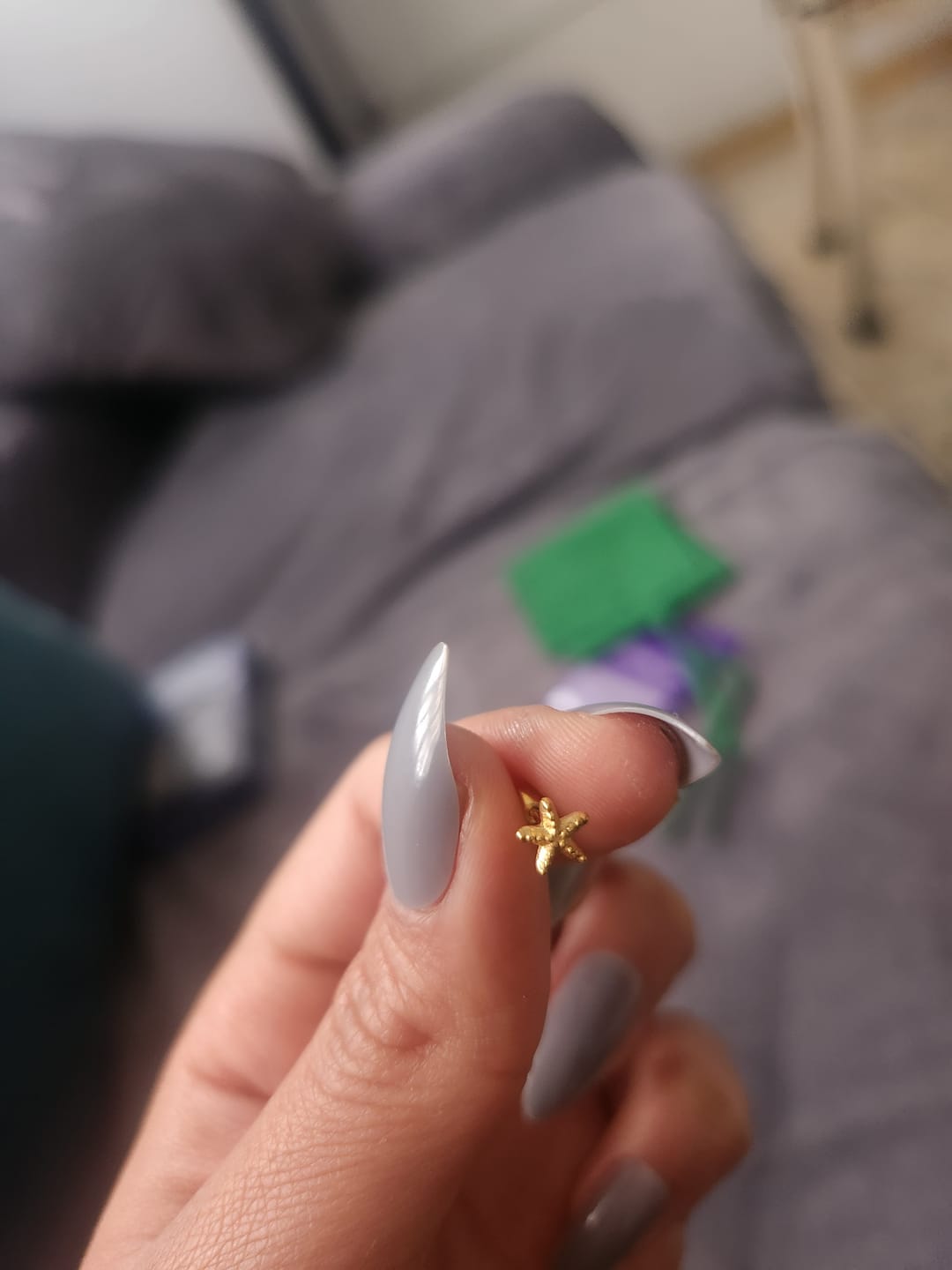 Customer photo review of Piercing Starfish