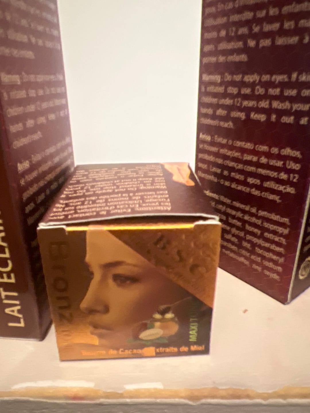 Customer photo review of Bronz Tone Black Spot Corrector Cream Jar 1 oz