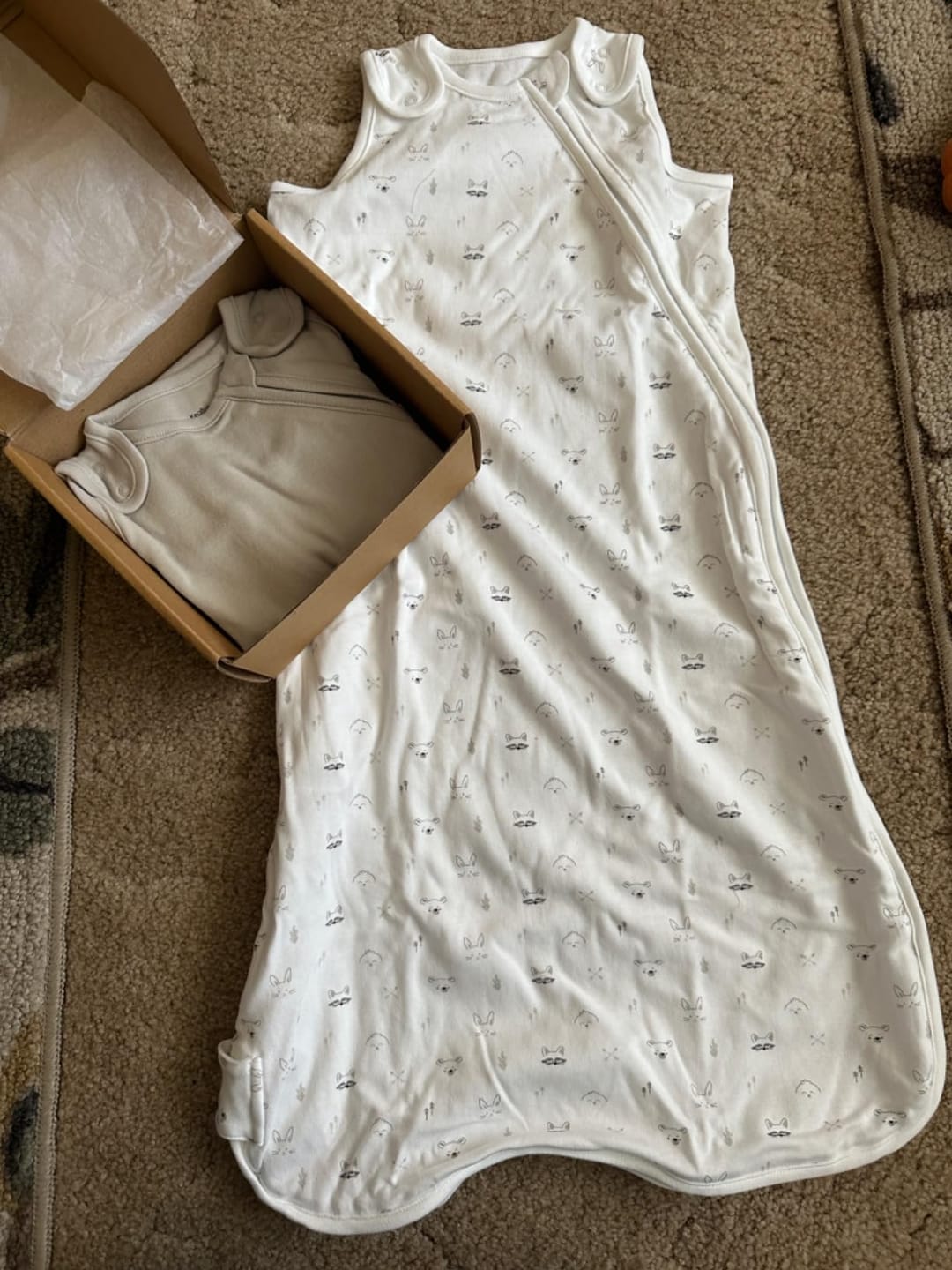 Customer photo review of 2-Pack Soothe Sleep Sacks