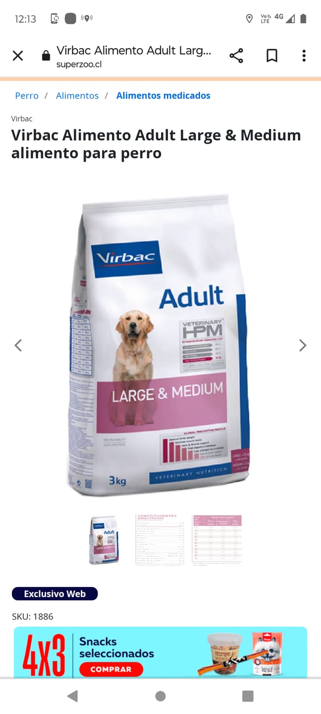 Customer photo review of HPM Virbac Adulto Large & Medium