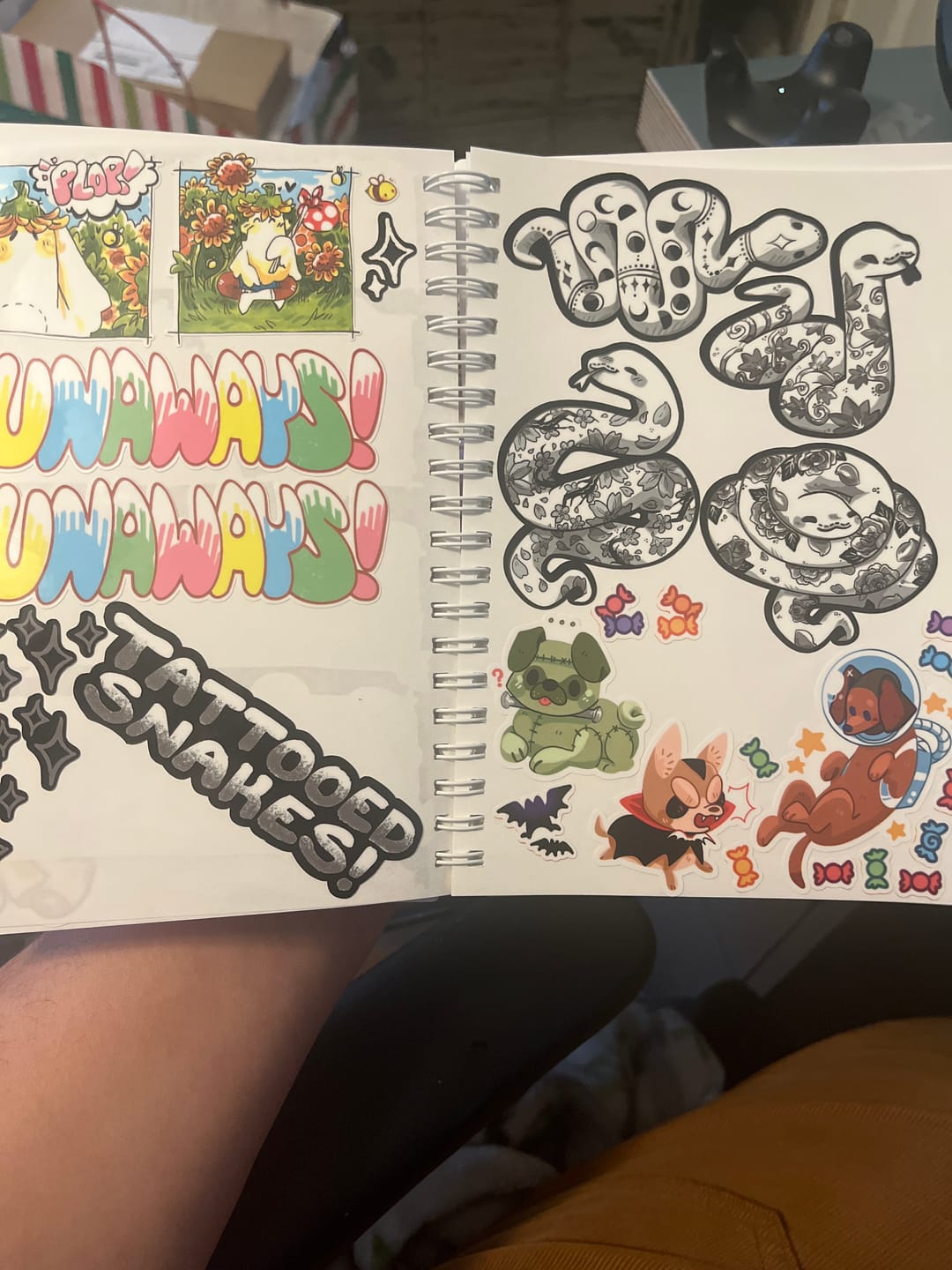 Customer photo review of Mystery Sticker Sheet Packs!