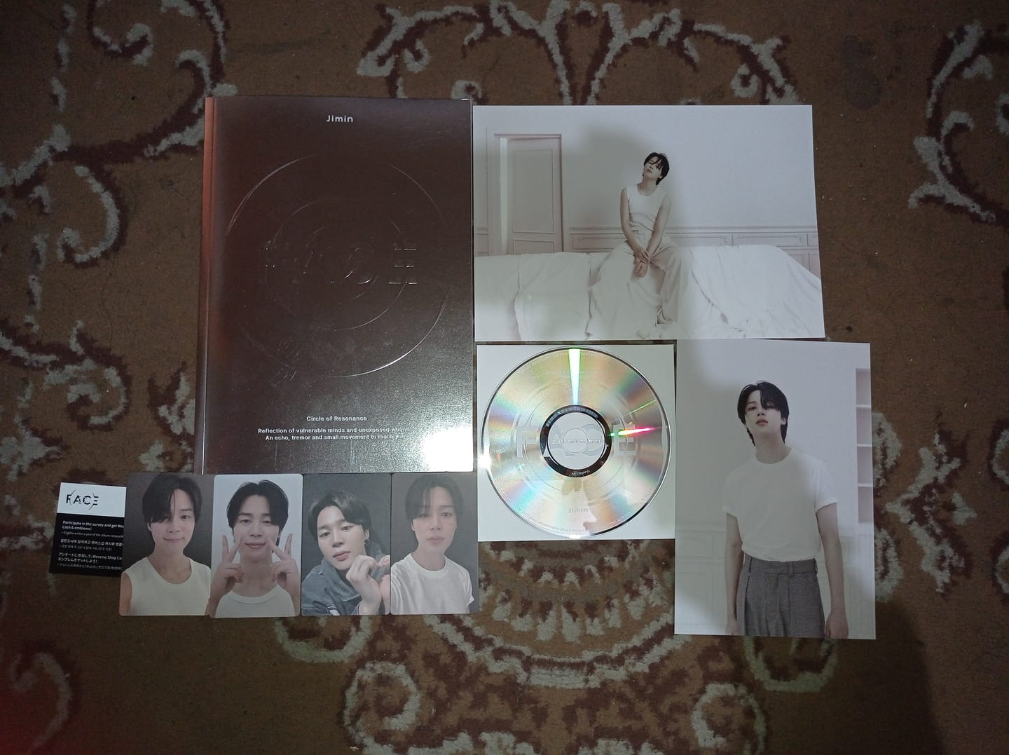 Customer photo review of BTS JIMIN - FACE 1ST SOLO ALBUM NO P.O.B VER.
