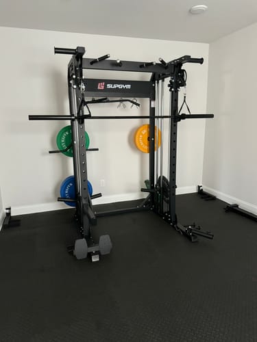 Customer photo review of MAJOR All-in-One Home Gym Power Rack Package Raptor F22