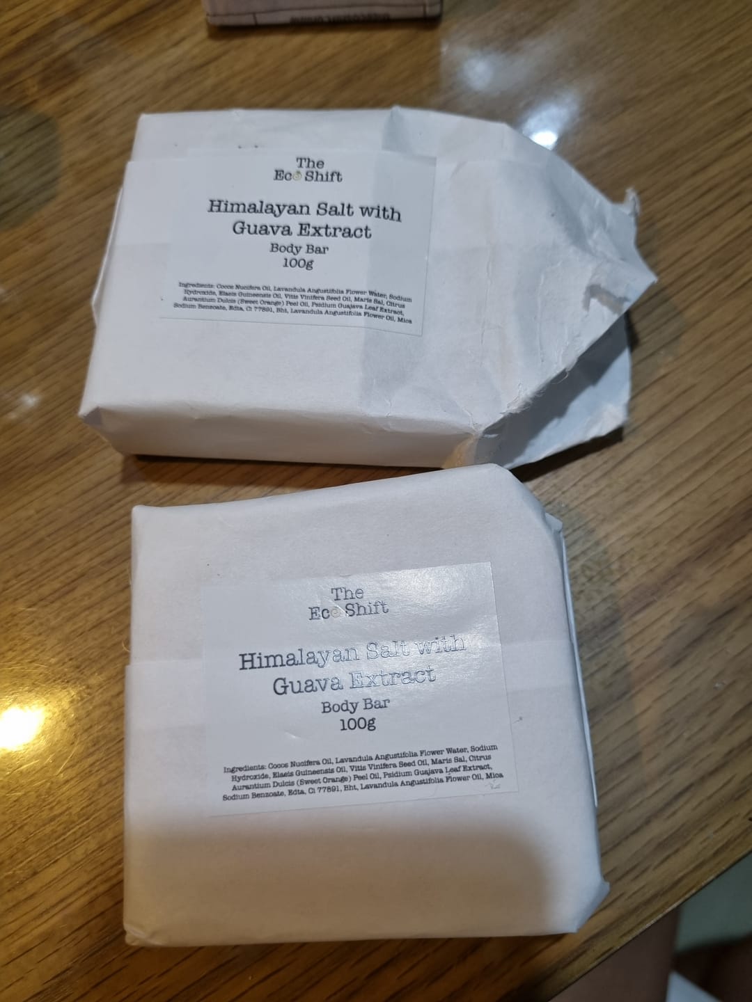 Customer photo review of Anti Ageing Body Bar with Himalayan Sea Salt and Guava Extract