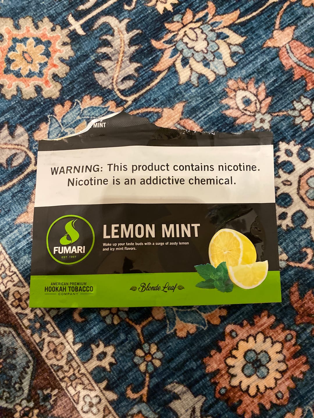 Customer photo review of Fumari Shisha 100g