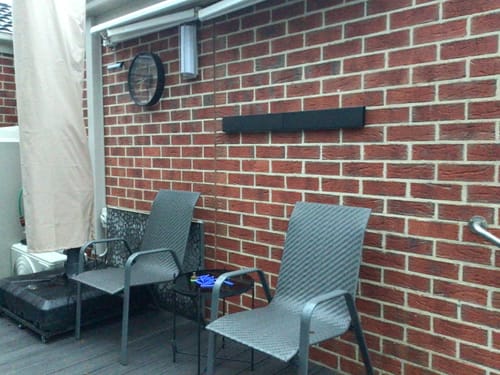 Customer photo review of Wall Mounted Drying Rack - Foldable Indoor and Outdoor Drying Rack