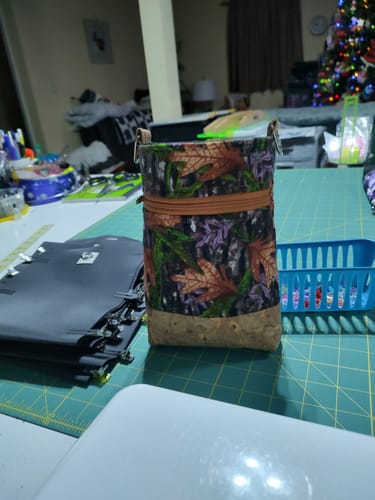 Customer photo review of Wanderlust Phone Bag Pattern