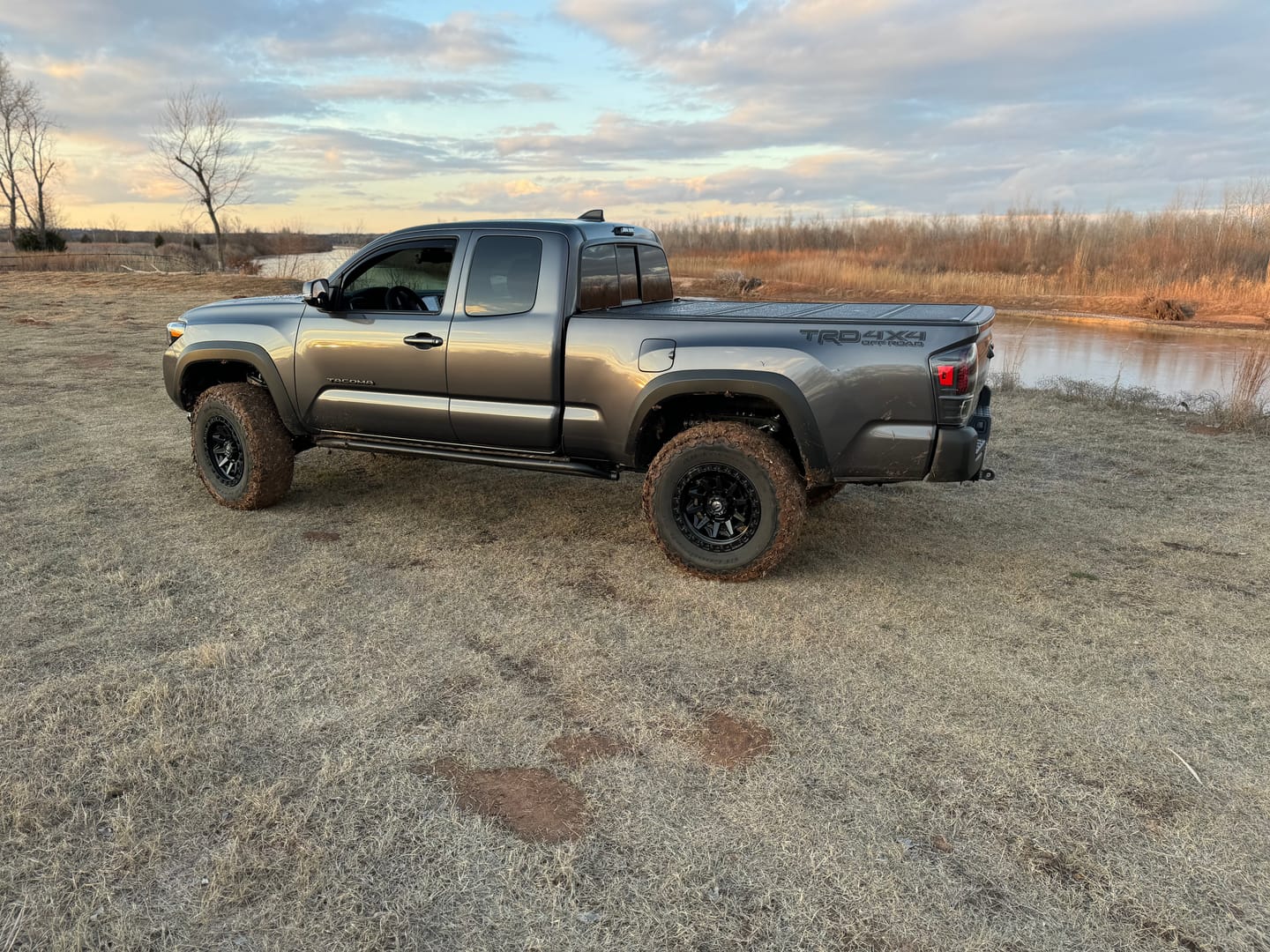 Customer photo review of TRD 4x4 off-road vinyl decal for 2016-2022 Toyota Tacoma Tundra