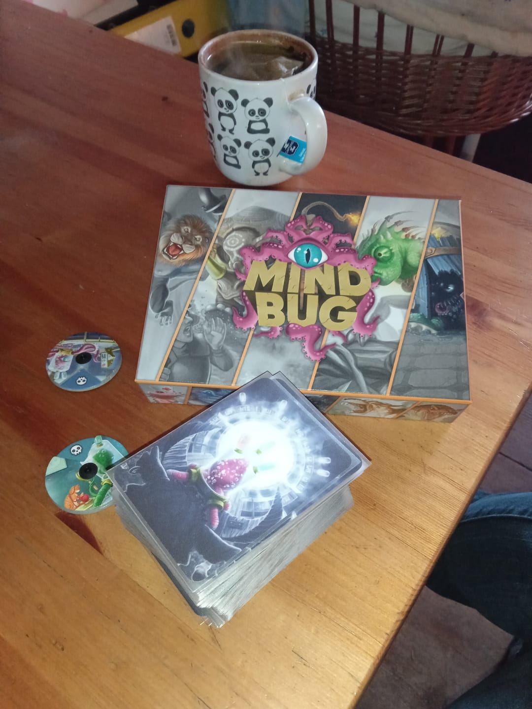 Customer photo review of Clear Matte Standard Size Card Sleeves