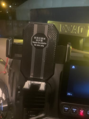 Customer photo review of Phone Mount for Car Center Console Stack Super Adsorption Phone Holder