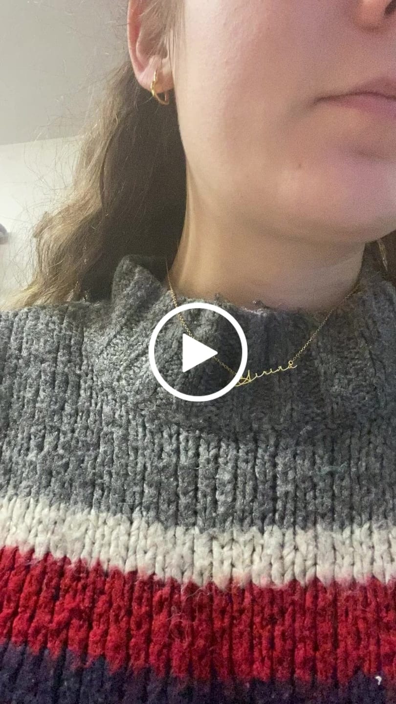 Customer video review of Collar My Name
