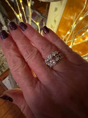 Customer photo review of 5-Stone CZ Ring in Sterling Silver