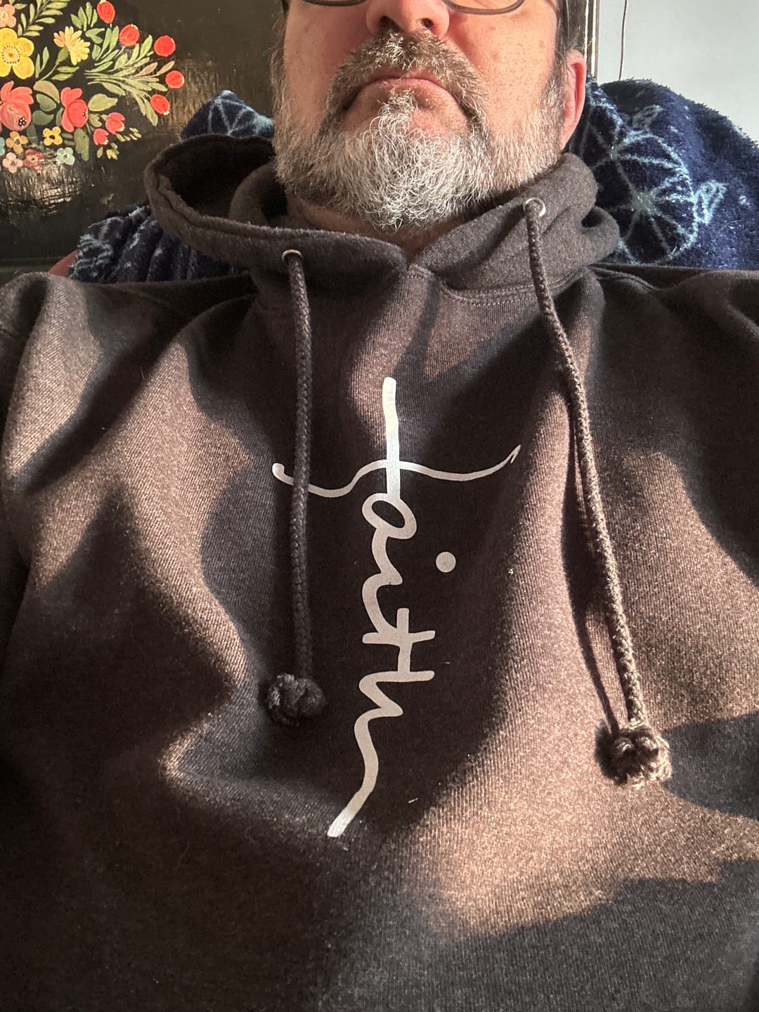 Customer photo review of Faith Cross Hoodie