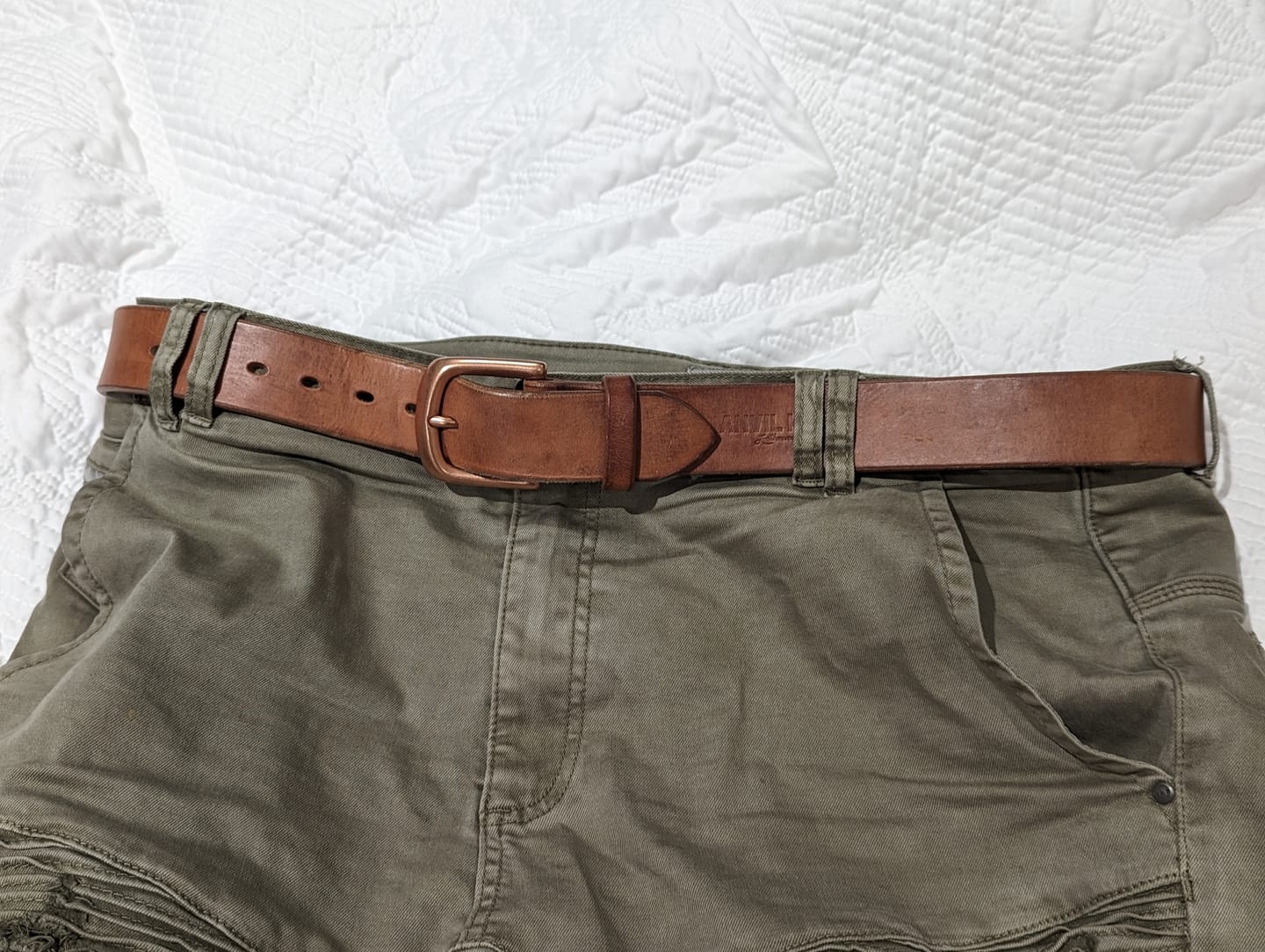 Customer photo review of The Patina King Belt