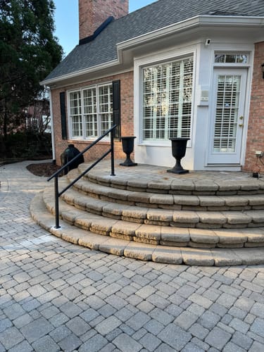Customer photo review of Stair Handrail Kit