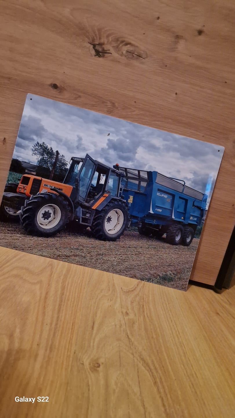 Customer photo review of Poster métallique personnalisable