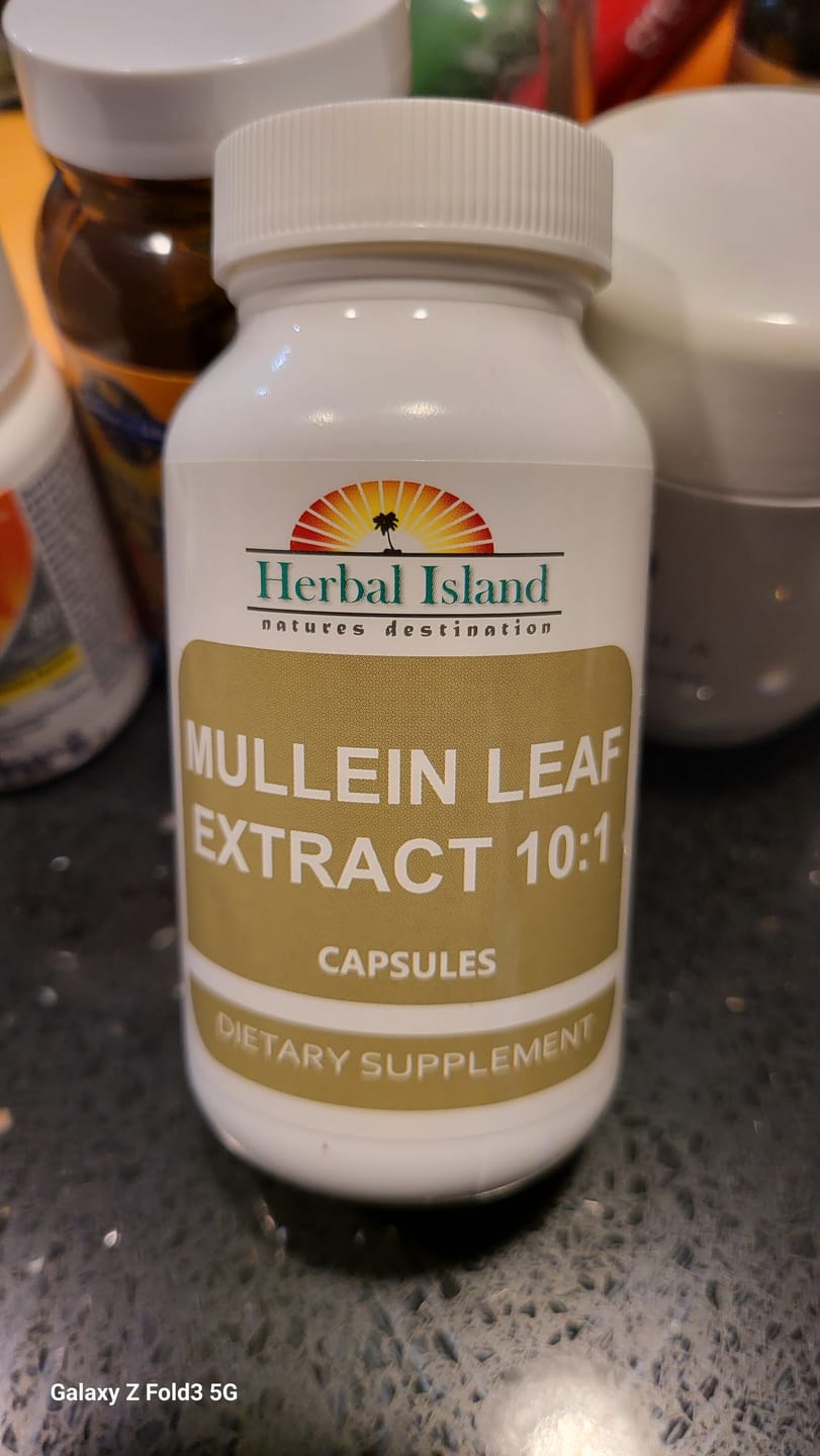 Customer photo review of Mullein Leaf Capsule (Lung Detox Mucus)