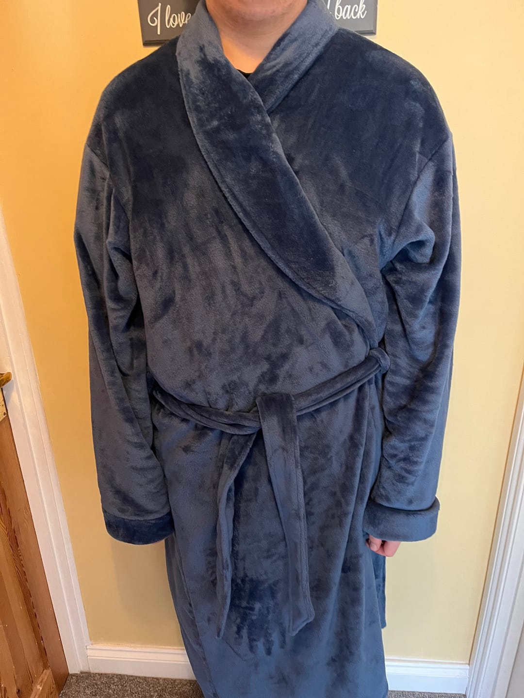 Customer photo review of Plain Cuddle Fleece Fabric