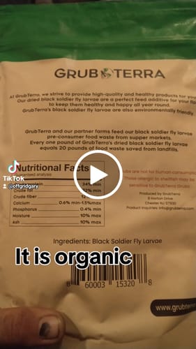 Customer video review of GrubTerra Dried Larvae