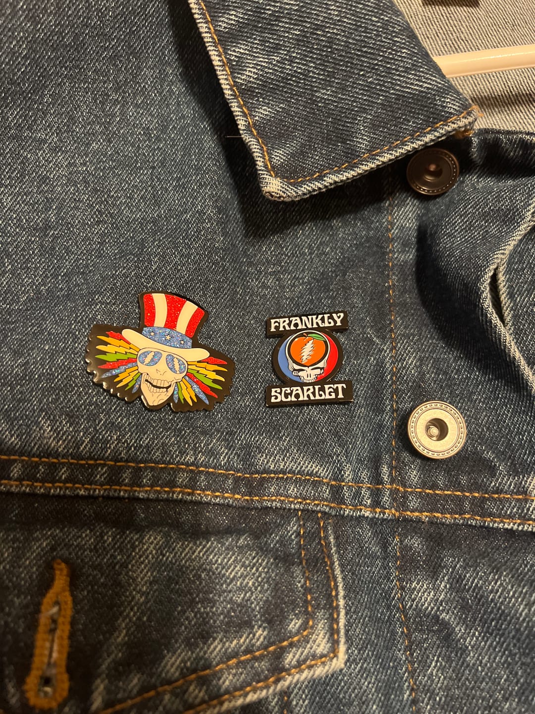 Customer photo review of Uncle Sam Head Pin