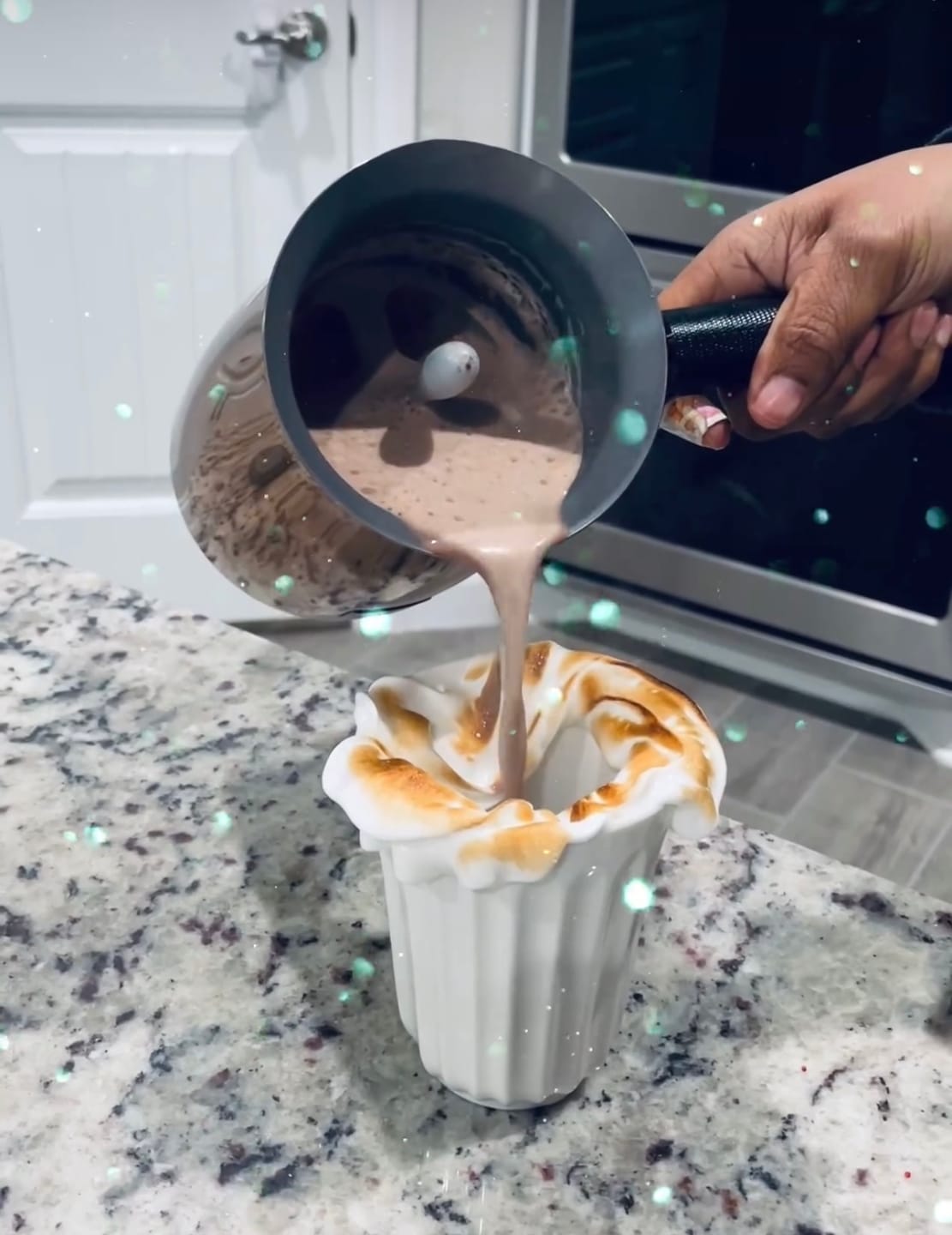 Customer photo review of Salted Caramel Hot Chocolate Flakes