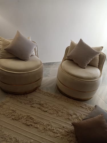 Customer photo review of كرسي 90سم - خشب زان طبيعي - AC113