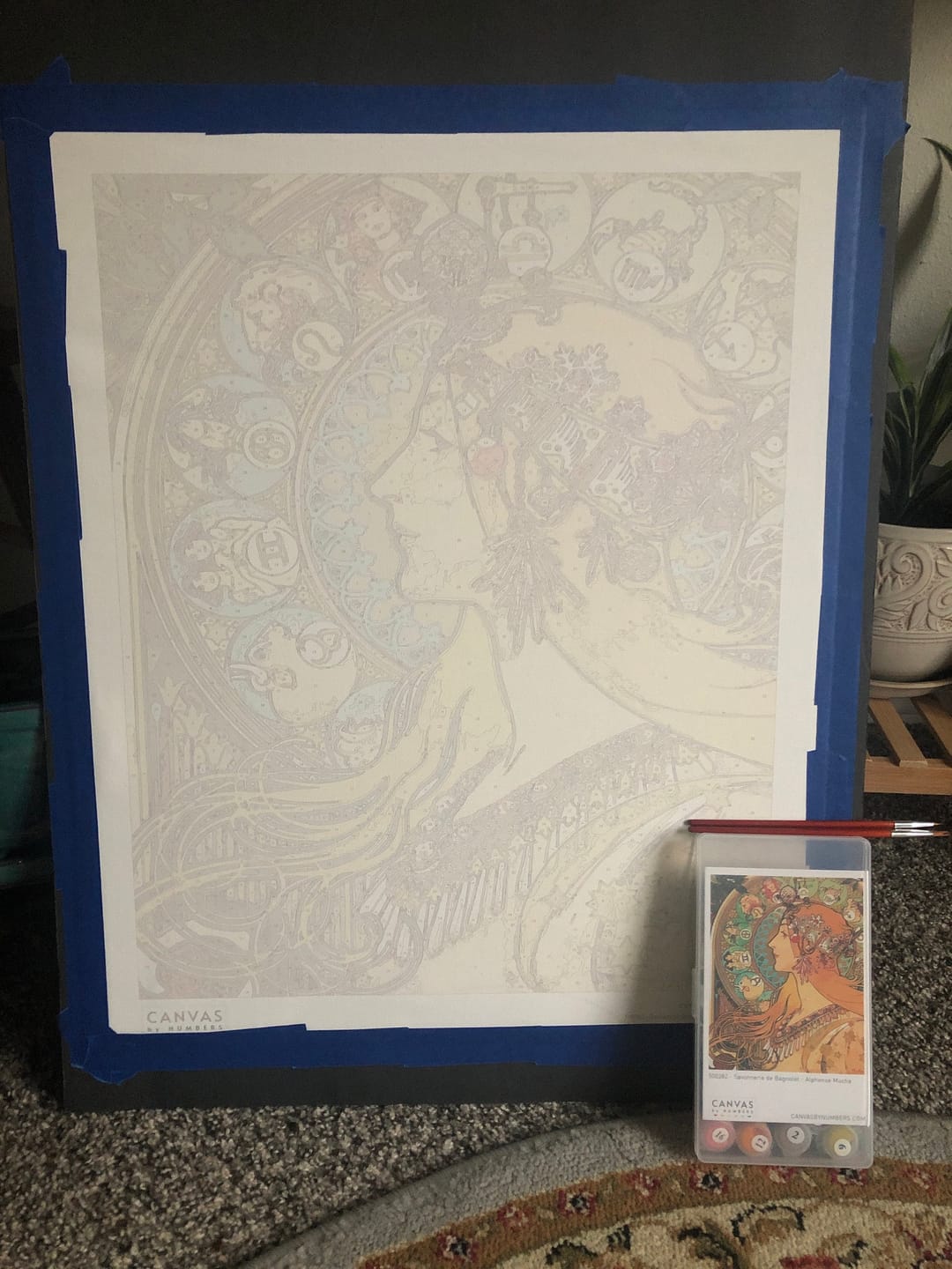 Customer photo review of Zodiac (1896) - Paint by Numbers