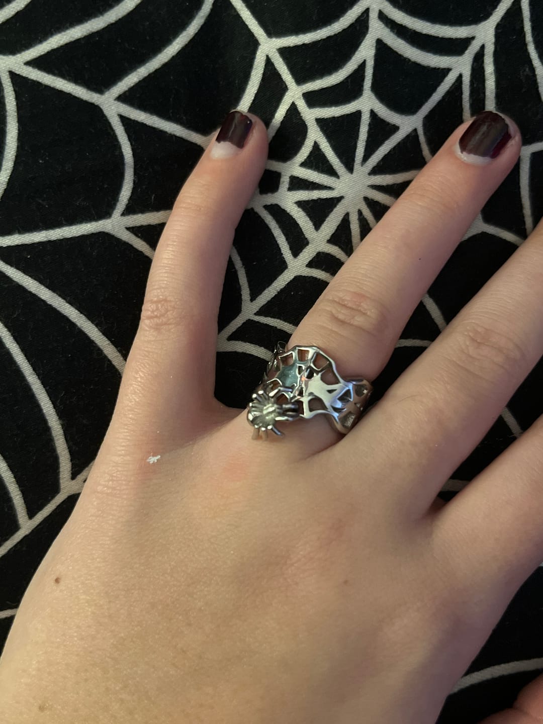 Customer photo review of SPIDER WEB RING