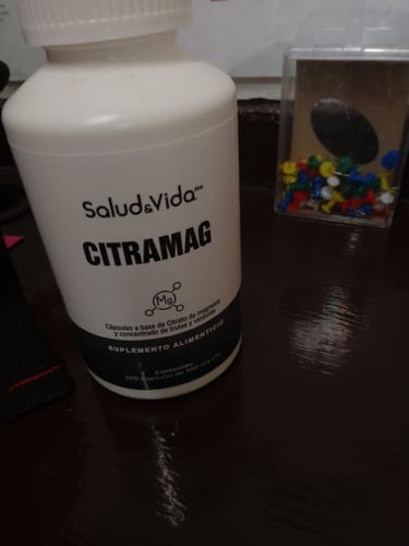 Customer photo review of Citrato de Magnesio 500mg - 100 Cápsulas