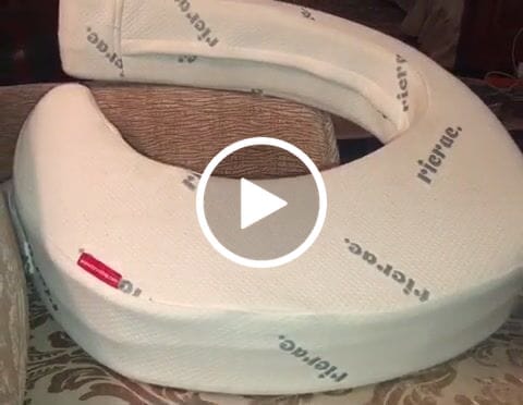 Customer video review of Wrap Around Nursing Pillow - Rollic