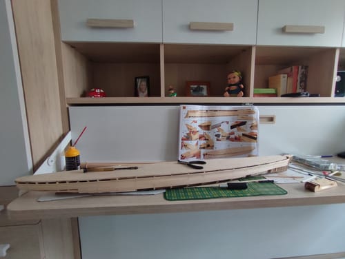 Reseña con foto de un cliente sobre Maqueta Barco Prinz Eugen